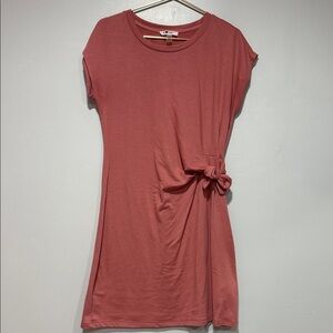 Cable & Gauge Pink Mini Dress